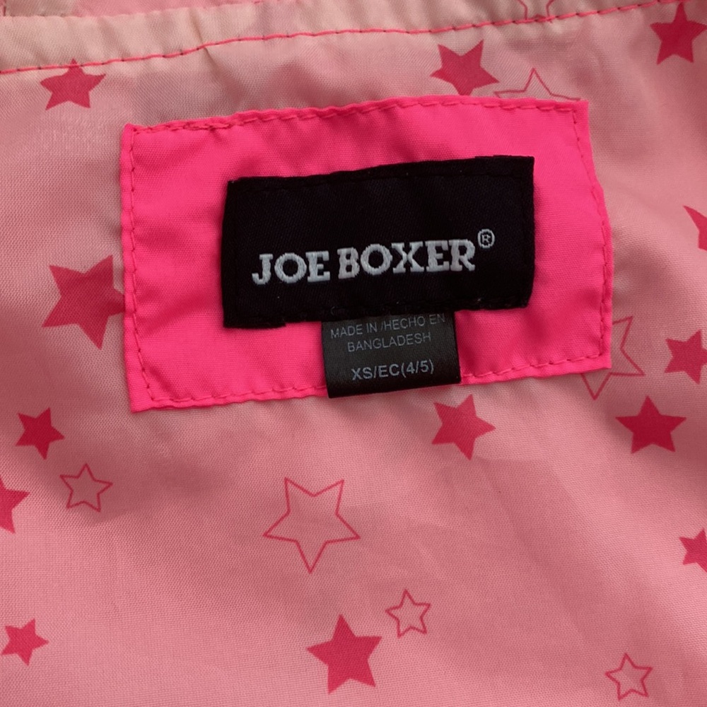 Hot Pink Joe Boxer Nylon Hooded Windbreaker - Picture 6 of 7